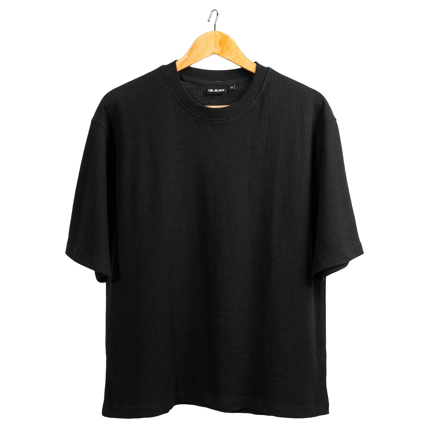 Black Waffle T -Shirt