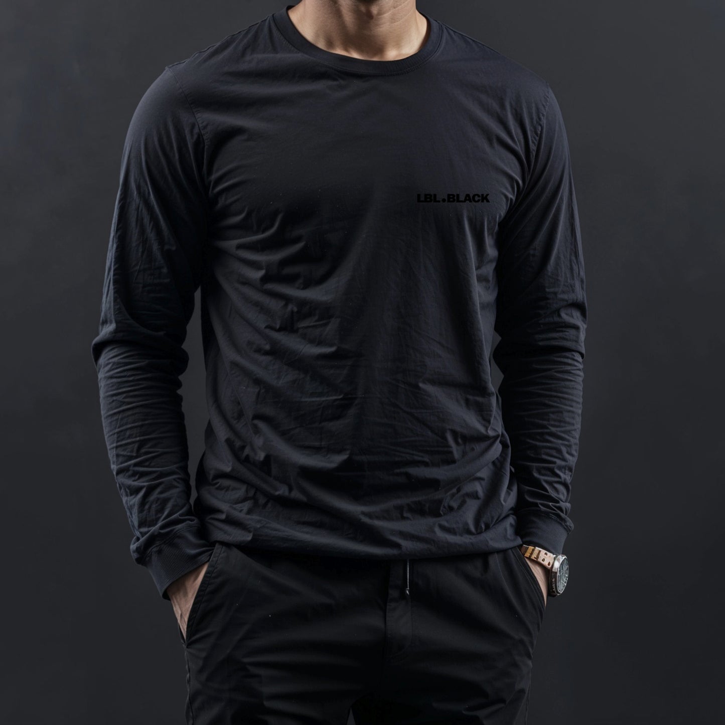 Black Tee - Full Sleeves